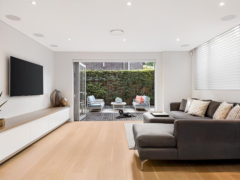 Auction Bidding in Dulwich Hill, Sydney - Living Room