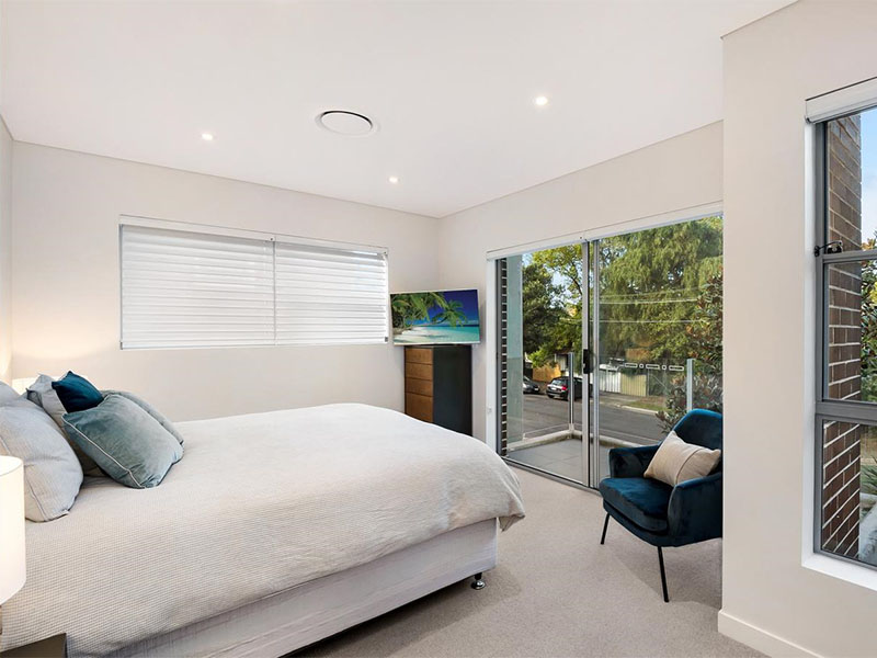Auction Bidding in Dulwich Hill, Sydney - Master Bedroom